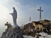 CORNAGERA e POIETO innevati ad anello da Aviatico (21febb21) - FOTOGALLERY